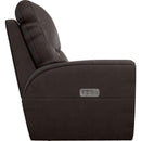 La-Z-Boy Cassian Power Reclining Loveseat with Headrest and Console - Dark Chocolate IMAGE 3
