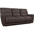 La-Z-Boy Cassian Power Reclining Sofa with Headrest and Lumbar - Dark Chocolate IMAGE 1