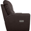 La-Z-Boy Cassian Power Reclining Loveseat with Headrest and Lumbar - Walnut IMAGE 3