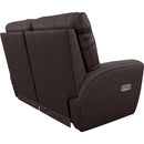 La-Z-Boy Cassian Power Reclining Loveseat with Headrest and Lumbar - Walnut IMAGE 4