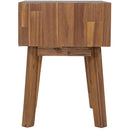  LH Imports Gia 1-Drawer Nightstand GIA001-BRN IMAGE 7