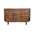  LH Imports Gia Queen Panel Bed GIA001QB-BRN IMAGE 6