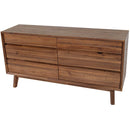  LH Imports Gia 6-Drawer Dresser GIA006-BRN IMAGE 7