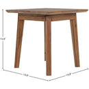 LH Imports Gia Chairside Table GIA033-BRN IMAGE 2