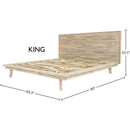  LH Imports Gia King Panel Bed GIA001KB IMAGE 3