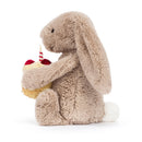jELLYCAT - Bashful Beige 'Birthday' Bunny