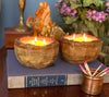 Himalayan Endurance Candle Wood Bowl