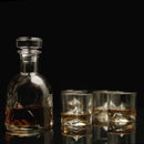 Everest - 5-Piece Crystal Whiskey Glass & Decanter Set