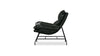 Meier Lounge Chair in Moss Green Leather