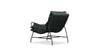 Meier Lounge Chair in Moss Green Leather