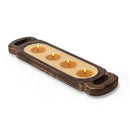 Himalayan Large Wood Candle Tray - Four Wicks
