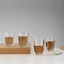Express Glass Mugs set of 4