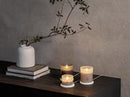 Rechargeable Glass Candle, W9,2 x H10,2 cm