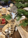 Feather Bird Clip-On Christmas Ornament